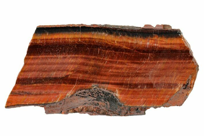 Polished Red Tiger's Eye Slab - South Africa #146406